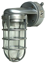 Load image into Gallery viewer, Woods L1707SV Traditional 150W Incandescent Weather Industrial Light, Wall Mount, Silver

