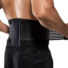 Load image into Gallery viewer, BraceUP Back Support Belt for Men and Women - Breathable Waist Lumbar Lower Back Brace for Sciatica, Herniated Disc, Scoliosis Back Pain Relief, Heavy lifting, with Dual Adjustable Straps (S/M)
