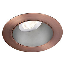 Load image into Gallery viewer, WAC Lighting HR3LEDT318PS835HCB Tesla PRO 3.5&quot; LED Round 0-30 Degree Adjustable Trim with Light Engine 3500K Narrow Beam, Haze Copper Bronze
