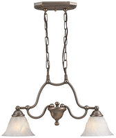 Classic Lighting 69623 ACP Wag Providence, Glass and Steel, Island/Billiard, Antique Copper