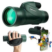 Load image into Gallery viewer, Gosky Piper Monocular Telescope, 12x55 HD Monocular for Adult with BAK4 Prism &amp; FMC Lens, Lightweight Monocular with Smartphone Adapter Suitable for Bird Watching Hunting Wildlife Hiking Traveling
