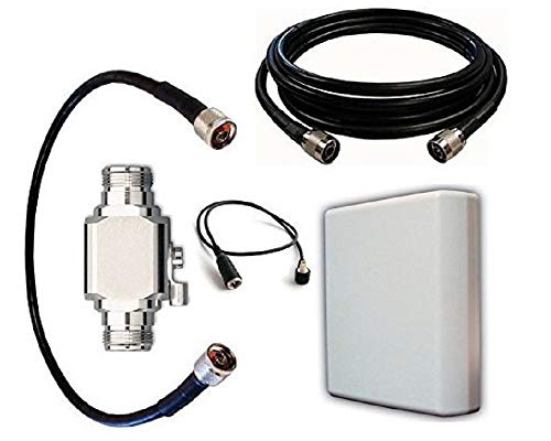 High Power Antenna Kit for Verizon Jetpack MiFi 7730L with Panel Antenna, 20 ft Cable