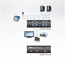 Load image into Gallery viewer, Aten VGA Audio/Video Switch 2-Port [AT-VS0201]
