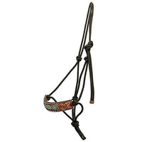 Rafter T Beaded Inlay Rope Halter