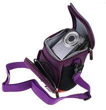 Load image into Gallery viewer, Navitech Purple Instant Camera Carrying Case and Travel Bag Compatible with The Fujifilm Mini 90 Instant Camera (with Compartment Compatible with The Shots of Film)
