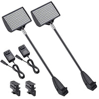Yescom 12W LED Trade Show Light 6500K Popup Booth Exhibit Back Drop Lighting 2 Pack