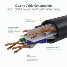 Load image into Gallery viewer, StarTech.com 5ft CAT6 Ethernet Cable - Green CAT 6 Gigabit Ethernet Wire -650MHz 100W PoE RJ45 UTP Network/Patch Cord Snagless w/Strain Relief Fluke Tested/Wiring is UL Certified/TIA (N6PATCH5GN)

