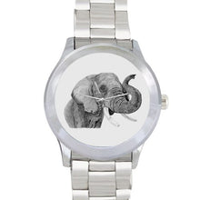 Load image into Gallery viewer, Novelty Gift - Cool Elephant Art Stainless Steel Metal Watch
