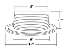 Load image into Gallery viewer, NICOR Lighting 6 inch Single Piece Baffle Trim, White (17503)
