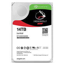 Load image into Gallery viewer, Seagate IronWolf 14TB NAS Internal Hard Drive HDD  CMR 3.5 Inch SATA 256MB Cache for RAID Network Attached Storage  Frustration Free Packaging (ST14000VN0008)
