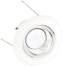 Load image into Gallery viewer, American Lighting X5-CSM-WH-X56 5-Inch Downlight Trim Kit for X56 Series, Clear Silver Multiplier, White Trim
