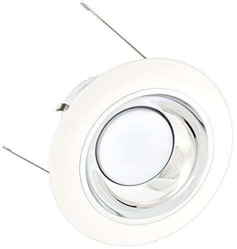 American Lighting X5-CSM-WH-X56 5-Inch Downlight Trim Kit for X56 Series, Clear Silver Multiplier, White Trim