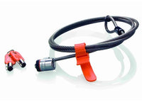 Kensington MicroSaver Laptop LockMaster Keyed Cable Lock (Key Round, Steel, 1.8m, 5.3mm, Metallic)