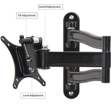 Load image into Gallery viewer, Video Secu Tv Wall Mount Articulating Arm Tilt Swivel Bracket For Most 19 32&quot; Tv Monitor Display Vesa
