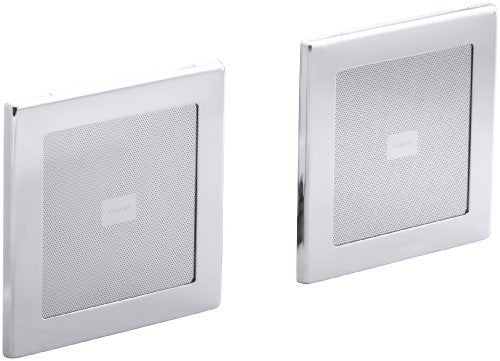 KOHLER K-8033-CP Soundtile Speakers(Pair of Speakers), Polished Chrome