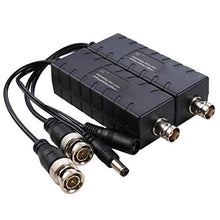 Load image into Gallery viewer, UHPPOTE 1CH Power Over Coax Transceiver Input DC24V-36V Output DC12V 12W
