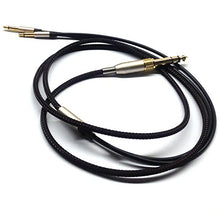 Load image into Gallery viewer, NEW NEOMUSICIA Replacement Audio Upgrade Cable Compatible with Denon AH-D600, AH-D7200, AH-D7100, AH-D9200, AH-D5200, Meze 99 Classics, Focal Elear Headphones Black 1.5m/4.5ft
