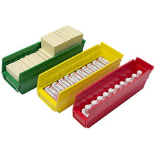 Load image into Gallery viewer, Akro-Mils 30120 Plastic Nesting Shelf Bin Box, (12-Inch x 4-Inch x 4-Inch), Yellow, (24-Pack)
