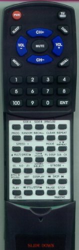Replacement Remote Control for PANASONIC LX600, VEQ1433, VQL6813, VEQ1509, LX900U