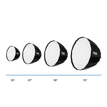 Load image into Gallery viewer, Fovitec - 1x 35 inch Deep Parabolic Softbox w/Grid Included - [Bowens Mount][Easy Assembly][Large Light Source][Diffusers]
