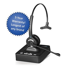 Load image into Gallery viewer, Leitner OfficeAlly LH270 Single-Ear Wireless Telephone Headset - 5-Year Warranty - Works with Cisco, Polycom, Yealink, Avaya, Softphones, VoIP, Skype, Zoom, and 99% of Office Phone Brands
