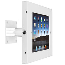 Load image into Gallery viewer, SecurityXtra SecureDock Uno - Wall Tilt Mount &amp; Enclosure for iPad 2/3/4/Air/Air 2/iPad and Pro 9.7&#39;&#39; - White
