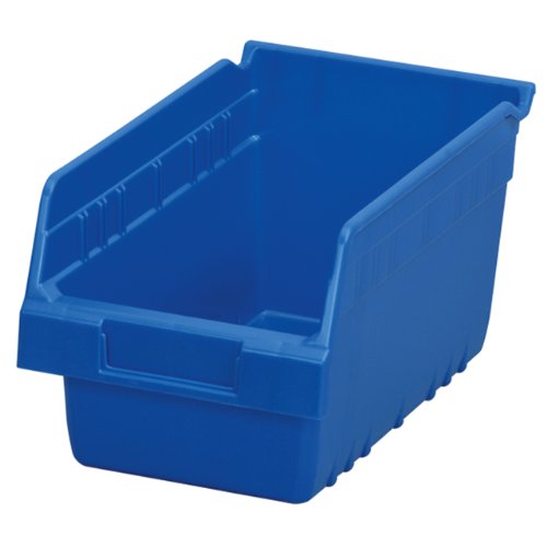Akro Mils 30090 Shelf Max Plastic Nesting Shelf Bin Box, 12 Inch Length X 6 Inch Width X 6 Inch Heigh