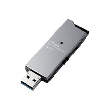 Load image into Gallery viewer, ELECOM USB flash drive USB3.0 slide type high-speed transfer aluminum 128GB [Black] MF-DAU 3128GBGBK (Japan Import)
