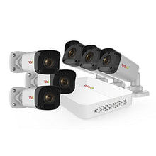 Load image into Gallery viewer, Ultra HD 8 Ch. 1TB NVR Home Surveillance System &amp; 2MP 1080p Bullet Cameras (6)
