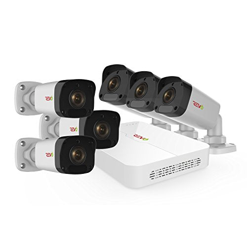 Ultra HD 8 Ch. 1TB NVR Home Surveillance System & 2MP 1080p Bullet Cameras (6)