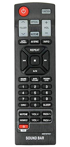 ALLIMITY AKB73575421 Remote Control Replacement for LG Sound Bar NB3520A2 NB3520ANB NB3530A NB3530ANB NB3531A NB3532A NB4530A NB4530B NB4532B NB4540 NB4542 NB4543 NB5540A NBN36
