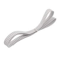 Aexit 10mm Dia Tube Fittings Tight Braided PET Expandable Sleeving Cable Wrap Sheath Silver Microbore Tubing Connectors White 1.6Ft