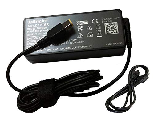 UpBright 90W 20V AC/DC Adapter Replacement For IBM Lenovo Thinkpad X1 Carbon i7-3667U i5-3427U i5-3317U 34607ZG N17908 R33030 N193 V85 ADP-65FD B PA-1650-72 PA-1650-37LC3 45N0321 45N0322 45N0313 20VDC