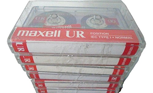Maxell UR-90 Blank Audio Cassette Tape - 8 Pack