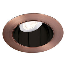 Load image into Gallery viewer, WAC Lighting HR3LEDT318PS927BCB Tesla PRO 3.5&quot; LED Round 0-30 Degree Adjustable Trim with Light Engine 2700K Narrow Beam 90CRI, Black Copper Bronze
