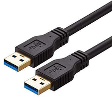 Load image into Gallery viewer, USB to USB Cable Male to Male 20 ft,Ruaeoda Long USB 3.0 Cable A to A for Data Transfer Hard Drive Enclosures, Printer, Modem, Cameras
