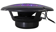 Load image into Gallery viewer, Rockville Rmc80lb 8 Inch 800W 2-Way Black Marine Speakers W Multi Color LED + Remote
