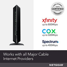 Load image into Gallery viewer, NETGEAR Nighthawk Cable Modem Wi-Fi Router Combo C7000-Compatible with Cable Providers Including Xfinity by Comcast, Spectrum, Cox for Cable Plans Up to 400 Mbps | AC1900 Wi-Fi Speed | DOCSIS 3.0
