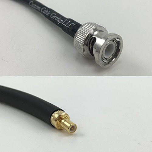 12 inch RG188 BNC MALE to SMB MALE Pigtail Jumper RF coaxial cable 50ohm Quick USA Shipping