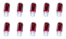 Load image into Gallery viewer, CEC Industries #555R (Red) Bulbs, 6.3 V, 1.575 W, W2.1x9.5d Base, T-3.25 shape (Box of 10)
