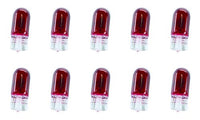 CEC Industries #555R (Red) Bulbs, 6.3 V, 1.575 W, W2.1x9.5d Base, T-3.25 shape (Box of 10)