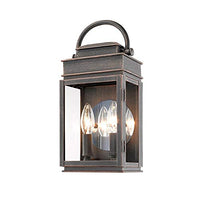 Artcraft Lighting AC8221OB Transitional Two Light Outdoor Wall Mount from Fulton Collection in Bronze / Dark Finish, 12.50x6.00x4.50