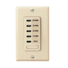 Load image into Gallery viewer, Intermatic Ei210 10/20/30/60 Electronic In Wall Countdown 1800 Watt Timer, Ivory, Minute
