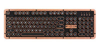 Azio Retro Classic Bluetooth (Artisan) - Luxury Vintage Backlit Mechanical Keyboard, MK-RETRO-L-03B-US