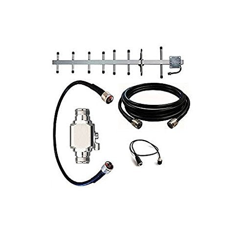 High Power Antenna Kit for Verizon 4G LTE Network Extender for Enterprise with Yagi Antenna and 20 ft Cable