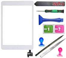 Load image into Gallery viewer, Prokit For White iPad Mini Touch Screen Digitizer Complete Assembly with IC Chip &amp; Home Button replacement with SlyPry opening tool kit Ships from CA USA
