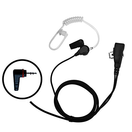 Impact Surveillance Earpiece Mic with Acoustic Tube for Hytera PD362 PD352