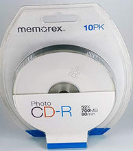 Load image into Gallery viewer, Memorex 10-Pack 52x CD-R Photo Disc
