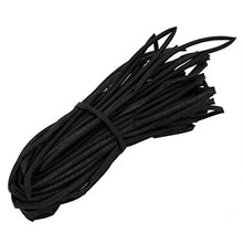 Load image into Gallery viewer, Aexit 20M Long Electrical equipment 4mm Inner Dia. Polyolefin Heat Shrinkable Tube Black for Wire Repairing
