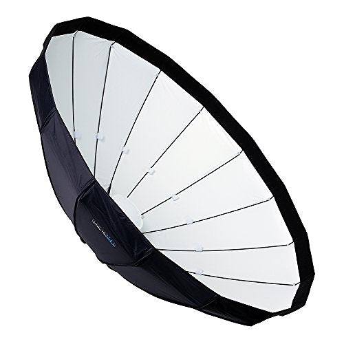 Pro Studio Solutions EZ-Pro 56in (140cm) Beauty Dish and Softbox Combination w/Bowens Speedring - Soft Collapsible Beauty Dish with Speedring for Bayonet Mountable Strobe, Flash and Monolights